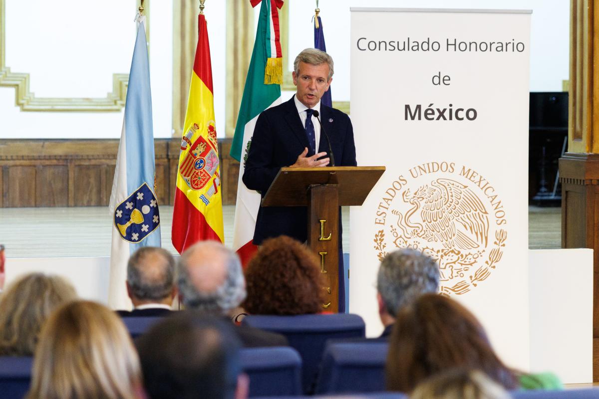 Rueda afirma que a apertura en Ourense do novo Consulado Honorario de México en Galicia incrementará os retornos e os investimentos